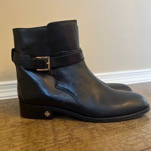 Tory Burch Shelby Leather Black Size 11 $159 Originally $458